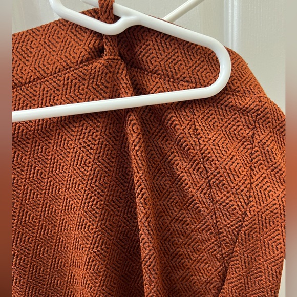 COPY - Betabrand Straight-Leg Dress Pant Yoga Pants (Brick) XXL - Picture 5 of 9